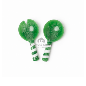 Green Resin Serving Spoon Set